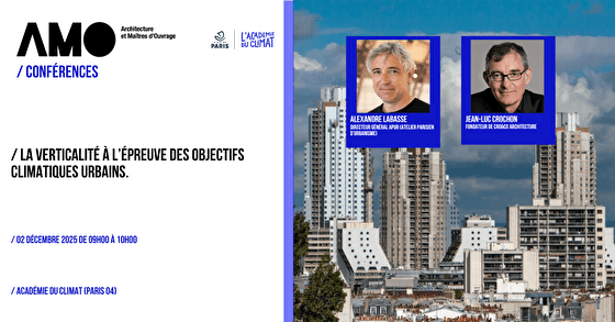 La verticalité à l’épreuve des objectifs climatiques urbains, Jean-Luc Crochon à l'AMO - © Cro&Co