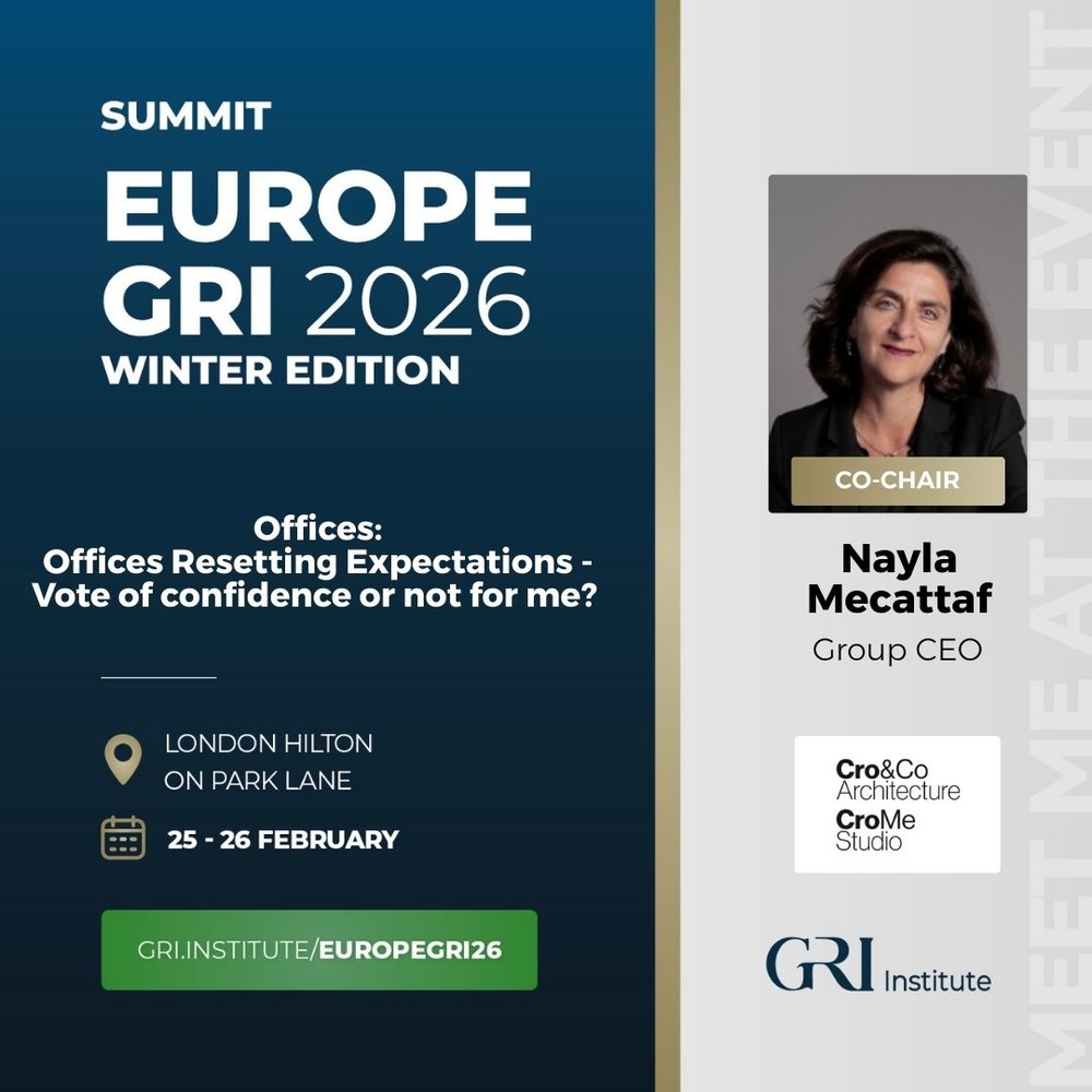 Offices Resetting Expectations, Europe GRI 2026, Nayla Mecattaf - © Cro&Co